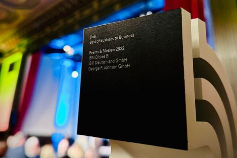 Projekt IBM Dickes B! gewinnt beim BoB Award